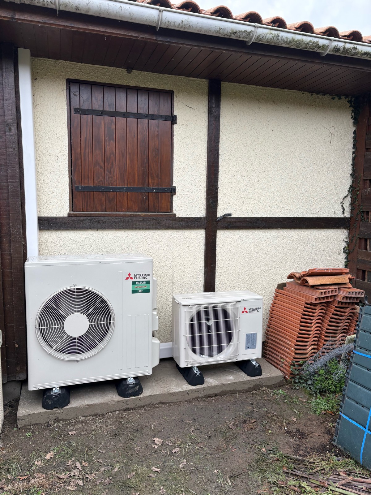 Pose d’un gainable et d’un monosplit Mitsubishi à Tresses (33370)