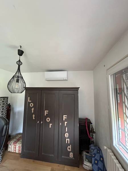 Pose d'un multisplit Mitsubishi pour un particulier sur Carignan de Bordeaux