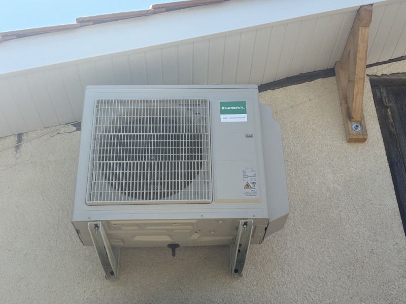 pose de trois climatisation général fijitsu sur Sadirac 33670