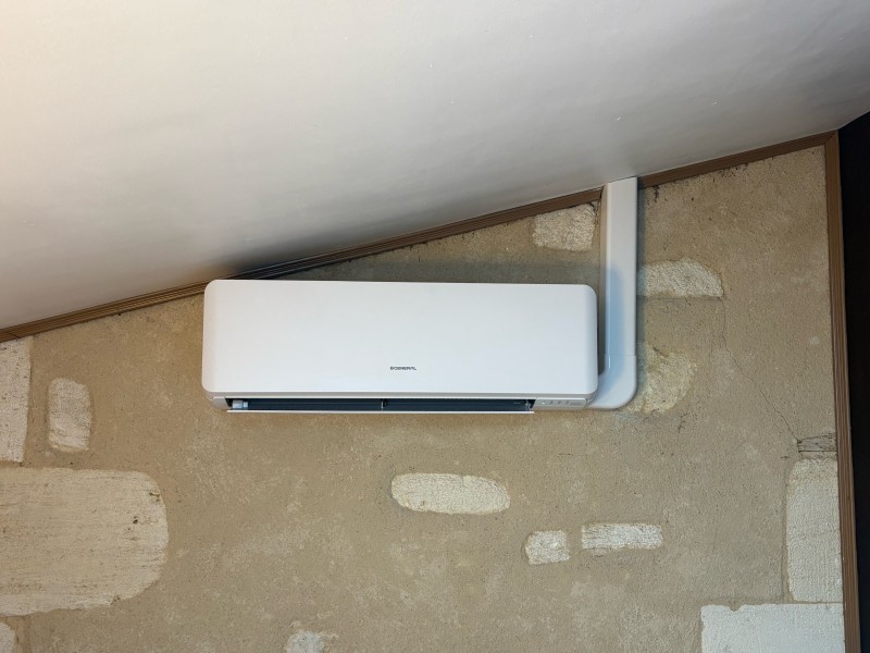 pose de trois climatisation général fijitsu sur Sadirac 33670